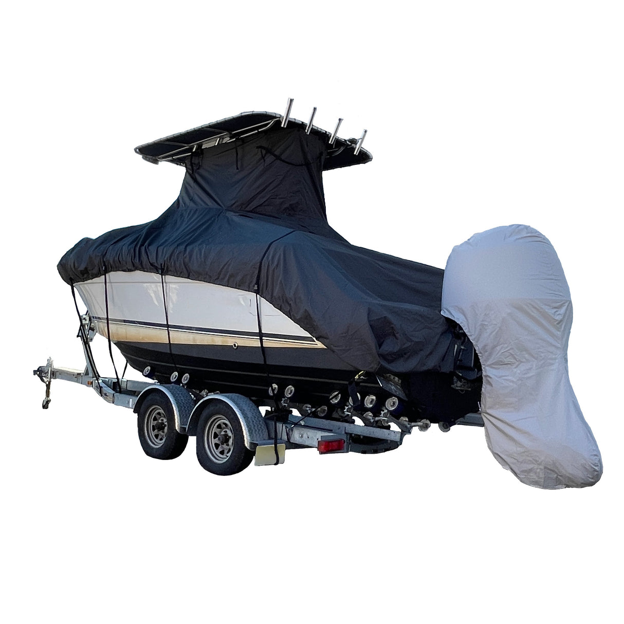 SavvyCraft® Marineshield T-Top / Hard Top Under Roof Boat Covers