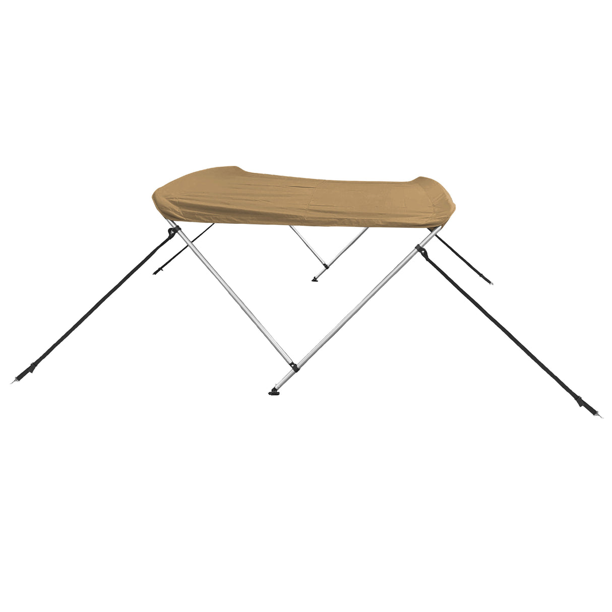 Savvycraft Waterproof 2 Bow Bimini Top Round Tube Full Set 66" Long 42" High