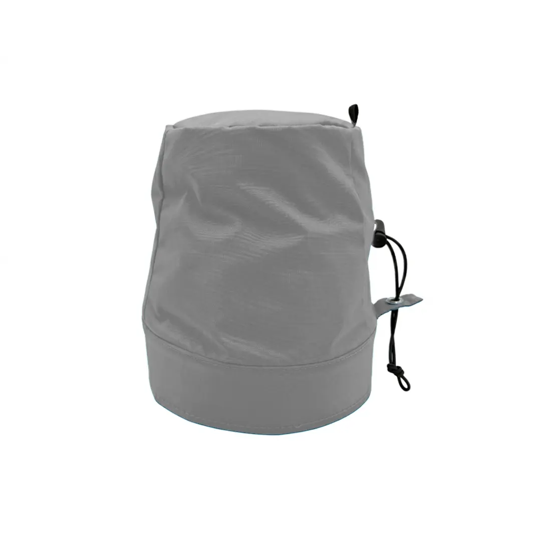 Gray winch cover bag on a white background