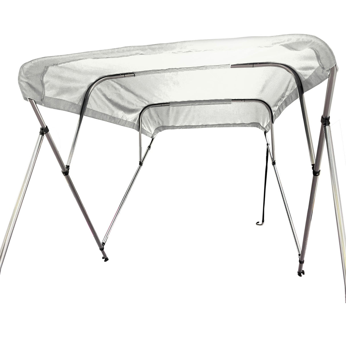 Savvycraft Waterproof 4 Bow Bimini Top Round Tube Full Set 96" Long, 54" High