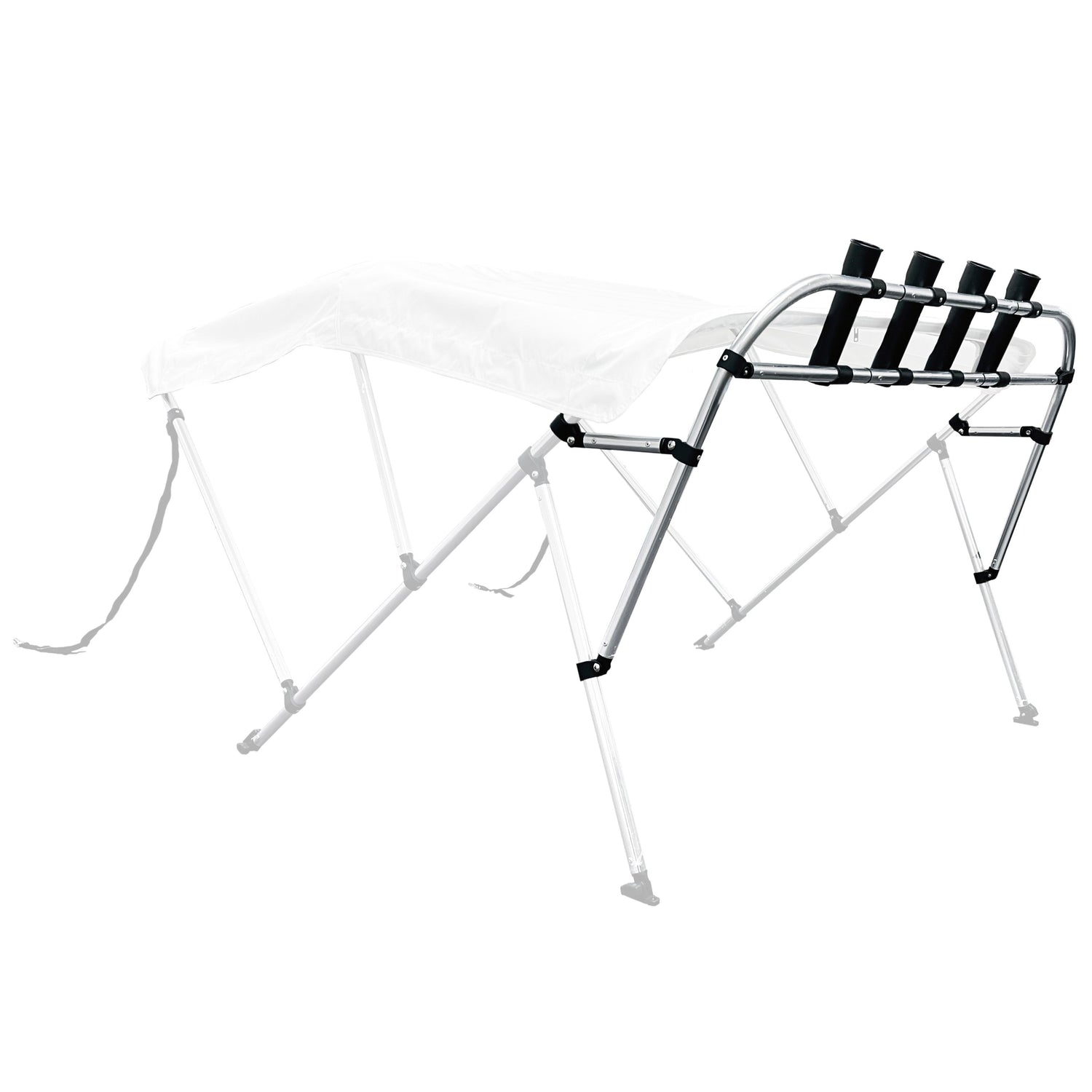 Bimini Top Fishing Rod Holder Boat Rod Rack, Rocket Launcher