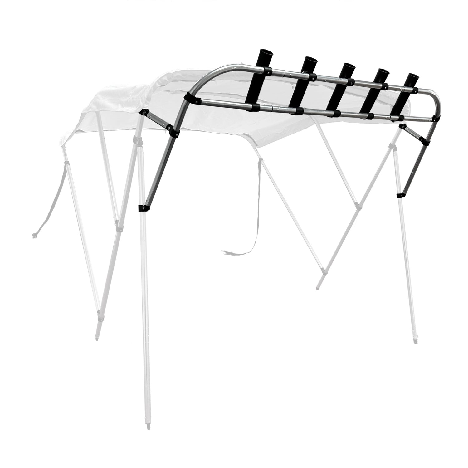 Bimini Top Fishing Rod Holder Boat Rod Rack, Rocket Launcher