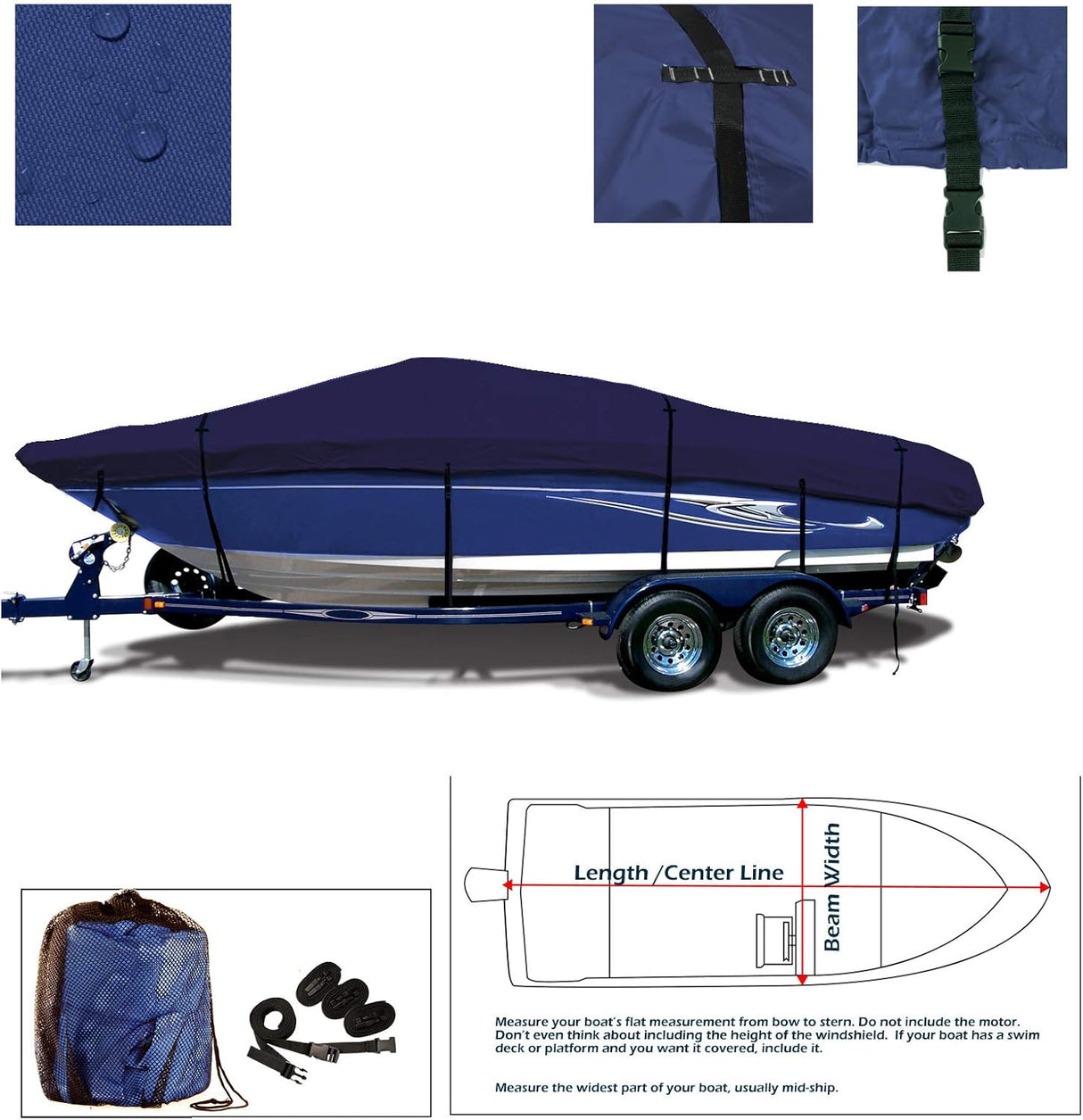 SavvyCraft® EliteShield Pro Bass Style OB Boat Cover