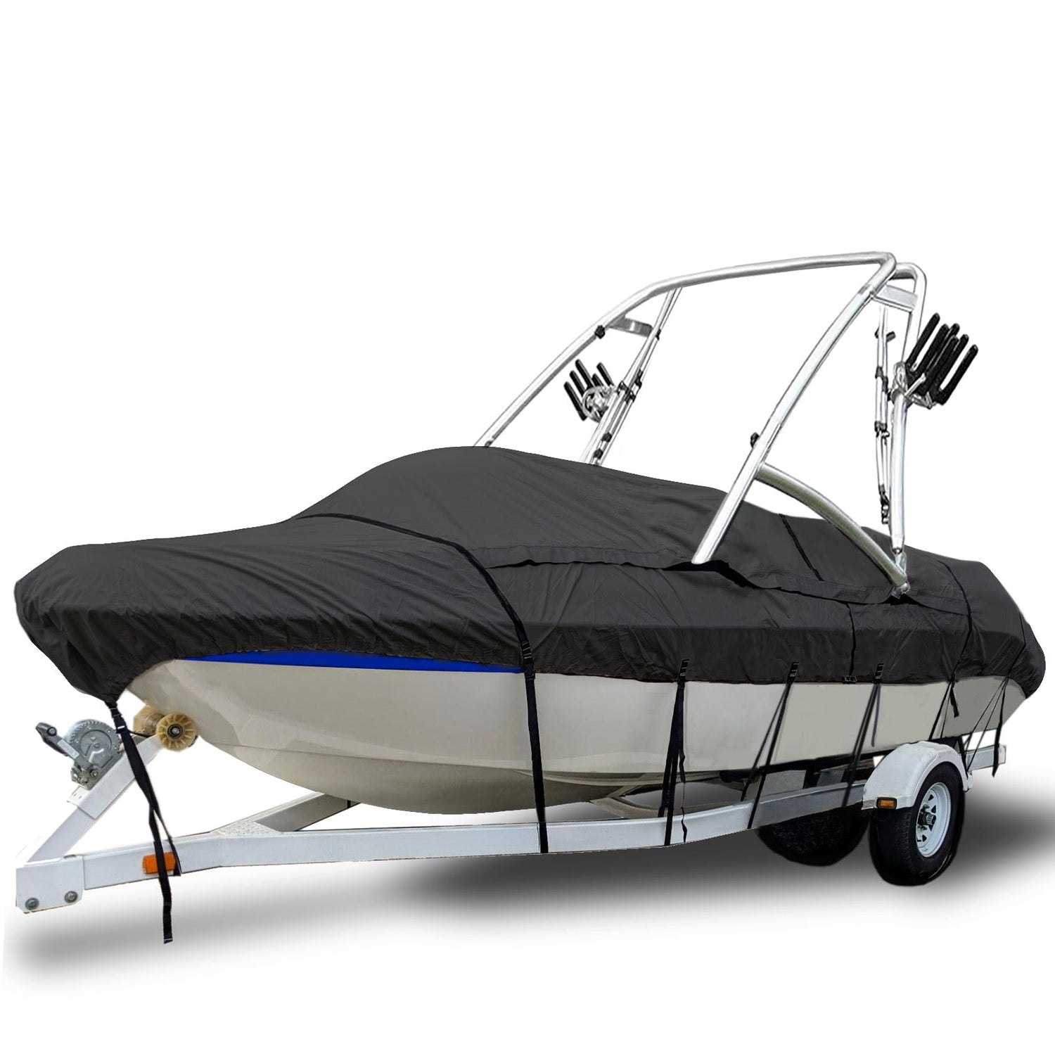Savvycraft 900D Ski & Wakeboard Tower Boat Covers Fits V-Hull Runabout with Ski/Wakeboard Towers