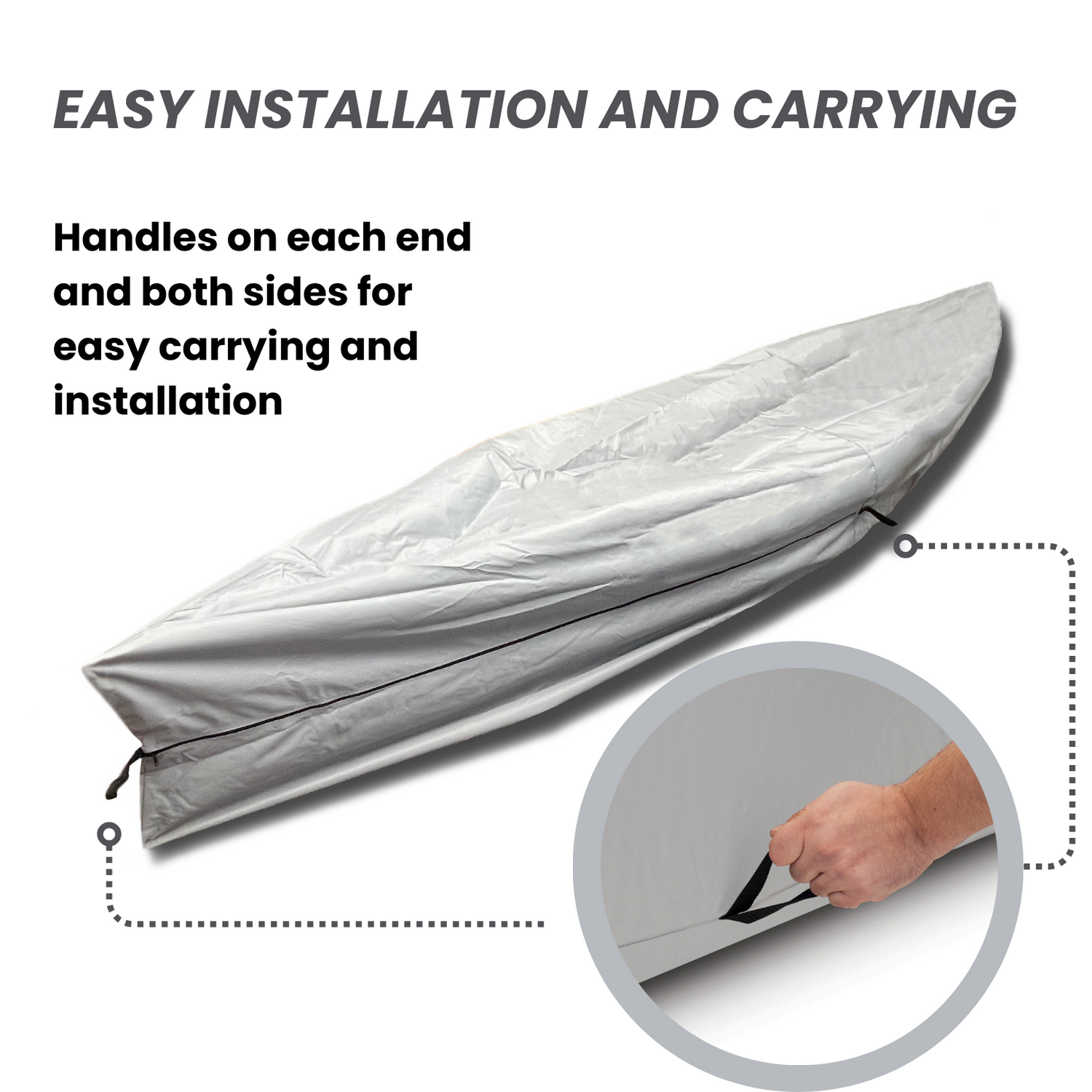 SAVVYCRAFT Waterproof Canoe and Kayak Cover