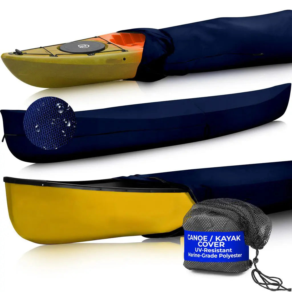Heavy-Duty 600D Waterproof Marine Grade Polyester Kayak Cover SAVVYCRAFT