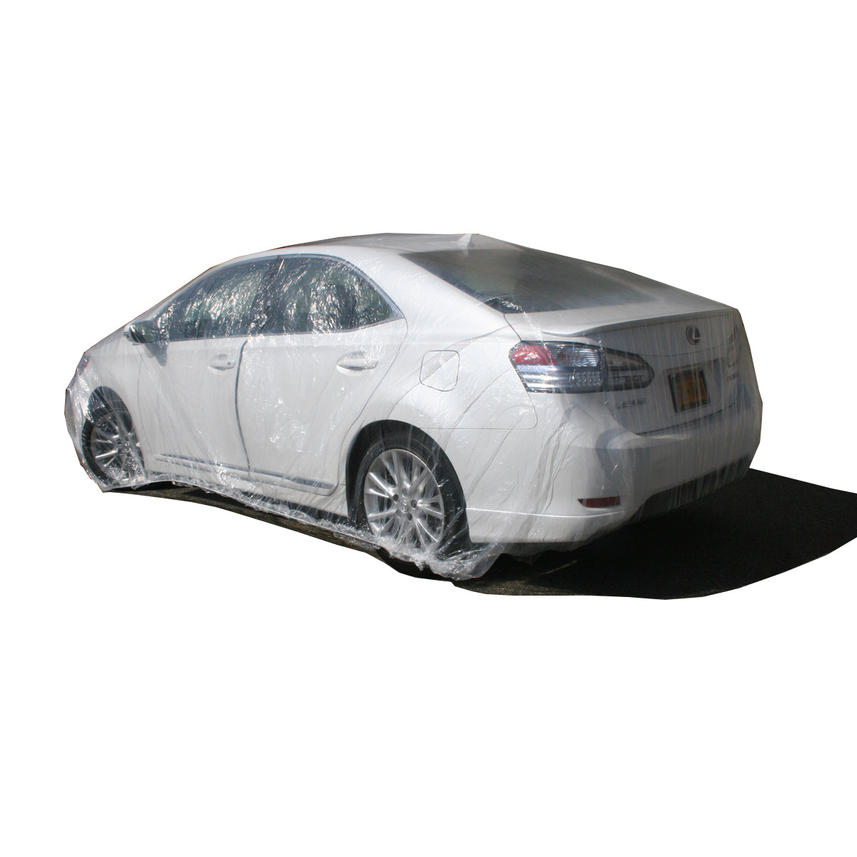 SAVVYCRAFT Universal Plastic Disposable Auto Vehicle Car Cover ( 5 Pieces) Sedan, SUV, Van, Truck Protection.