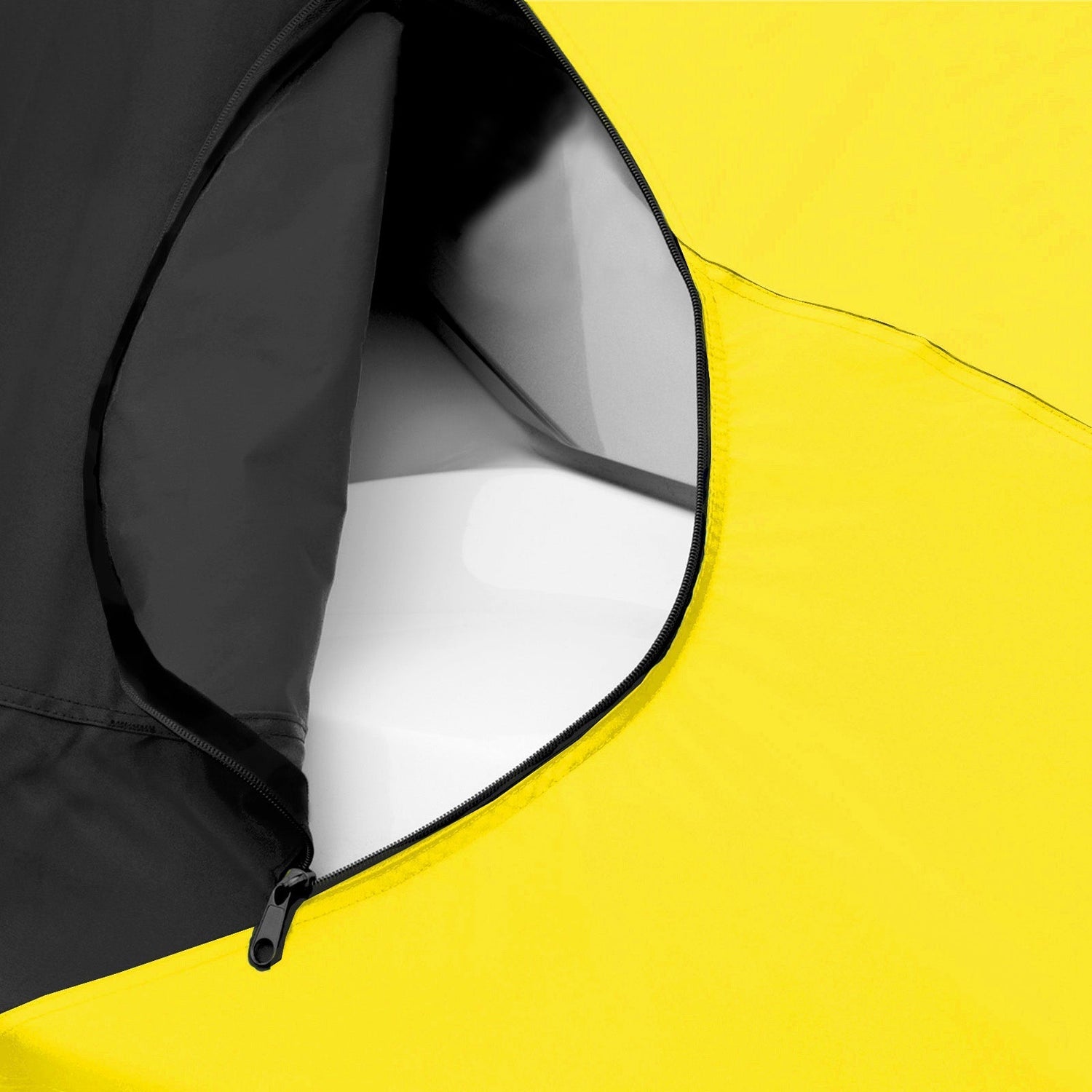 EliteShield JetPro Jet Ski Covers yellow and black two tone color with zippered fuel tank accesses on both side