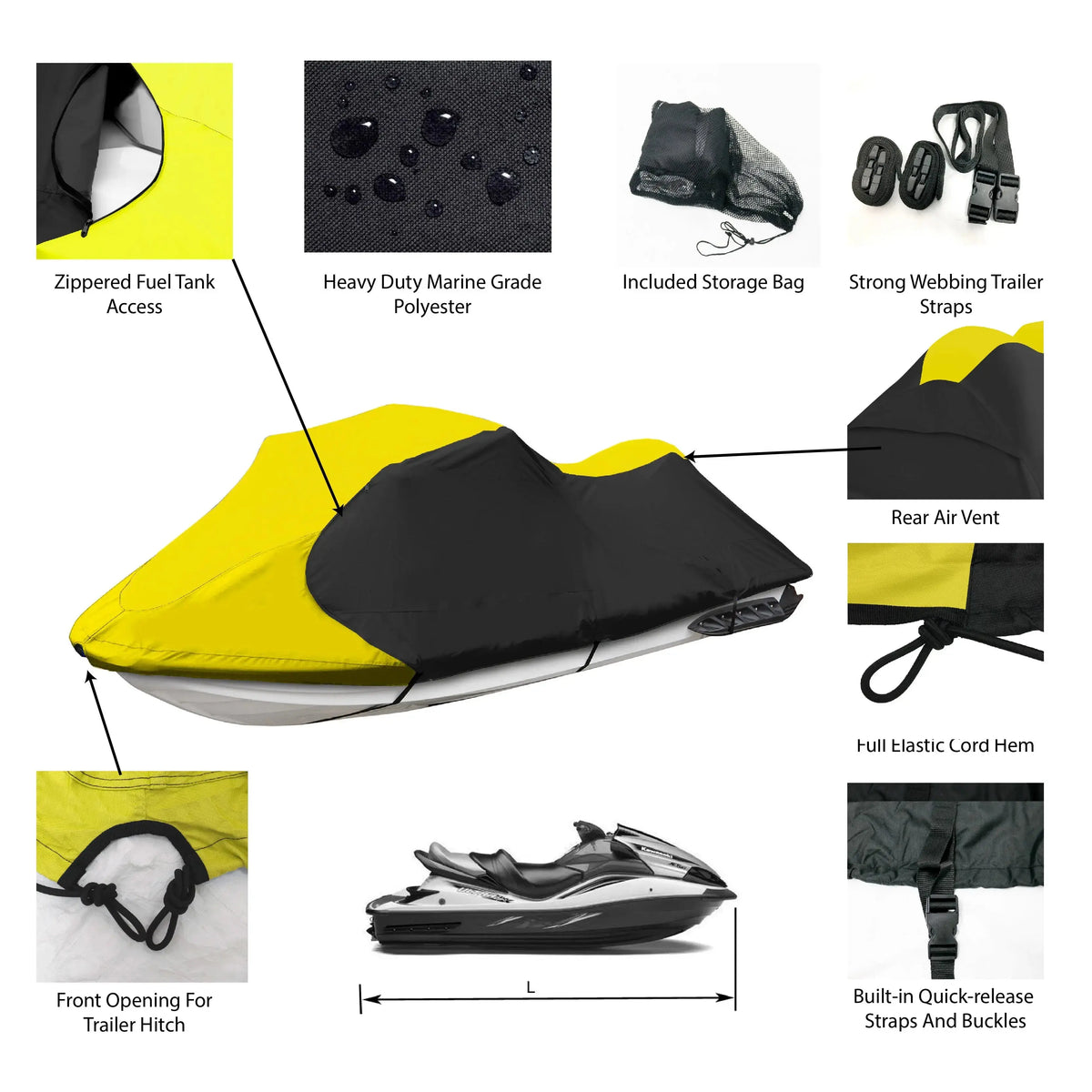 JetPro Jet Ski Covers SAVVYCRAFT