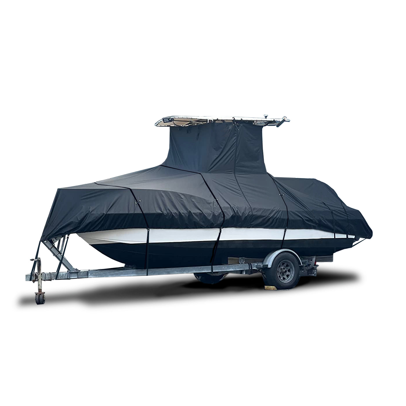 SavvyCraft® Marineshield T-Top / Hard Top Under Roof Boat Covers