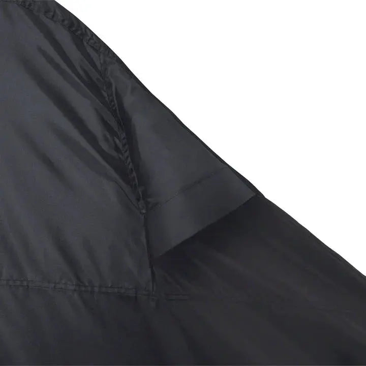 Detailed close up of dual black air vents made from high-density woven polyester that reduce condensation, prevent moisture buildup, and minimize wind lofting.