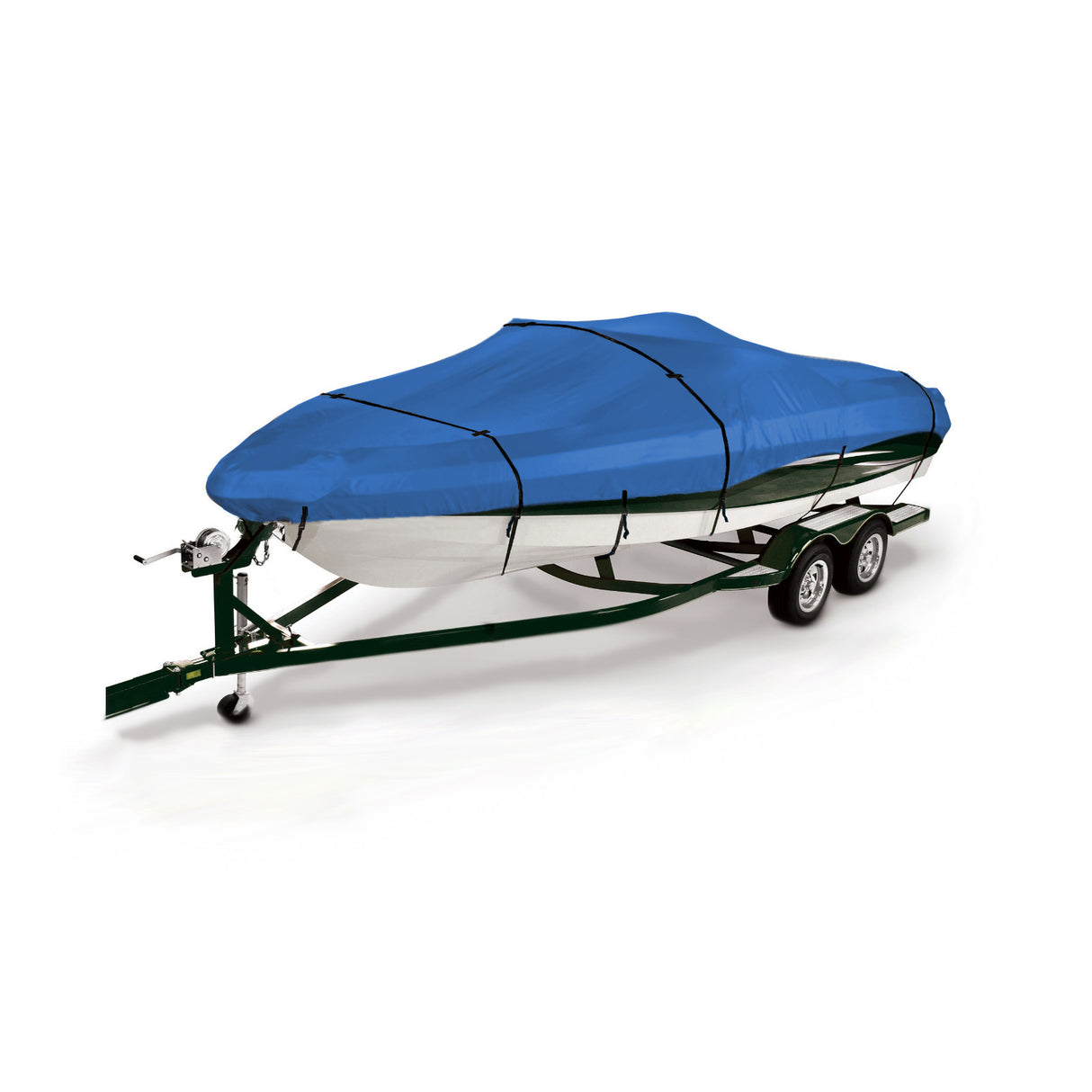SavvyCraft® Heavy Duty Boat Cover, Waterproof Trailerable Boat Cover fits V-Hull Runabouts, Aluminum Fishing Boats, Pro Style Bass Boats, Fish & Ski