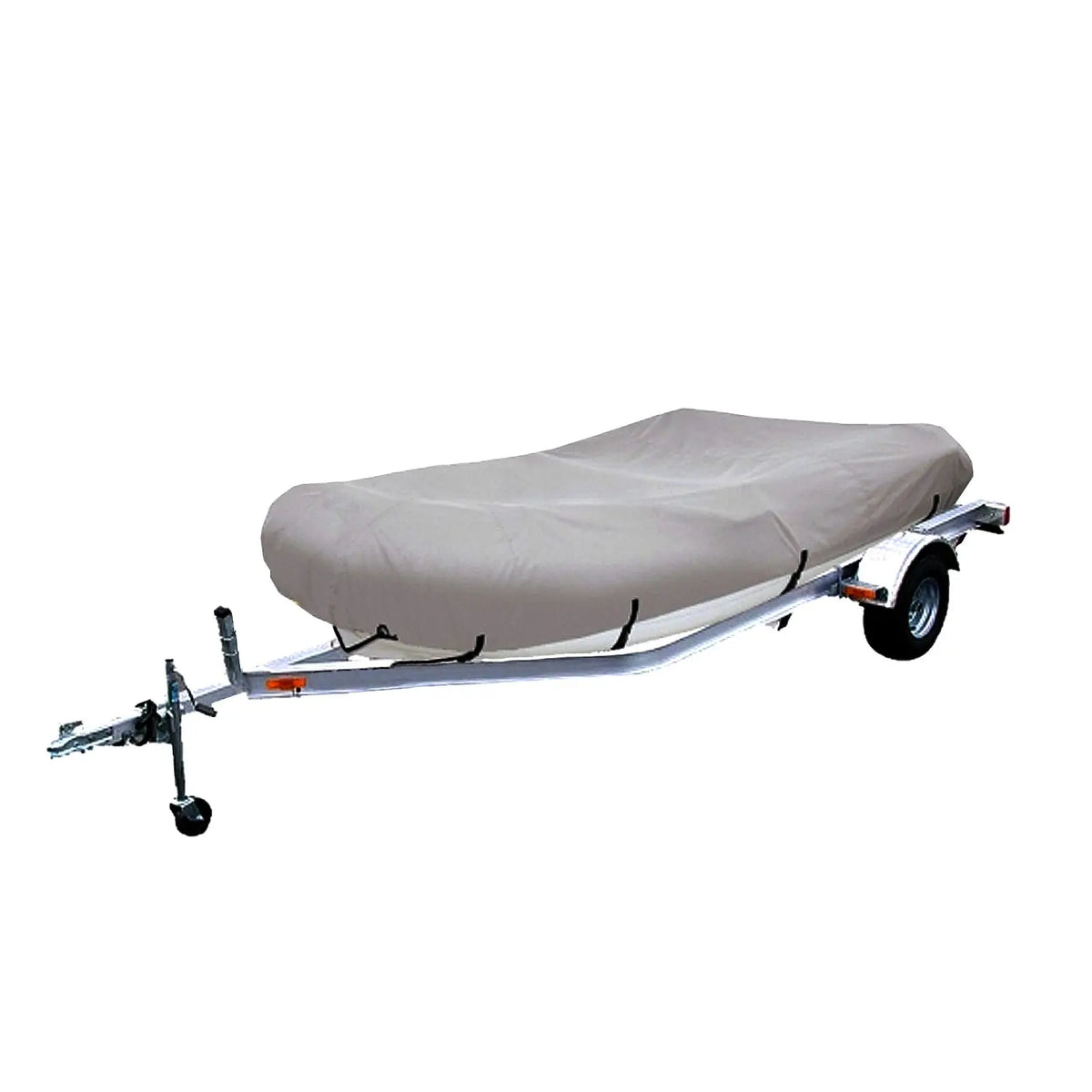 SavvyCraft heavy duty trailerable inflatable boat cover on boat
