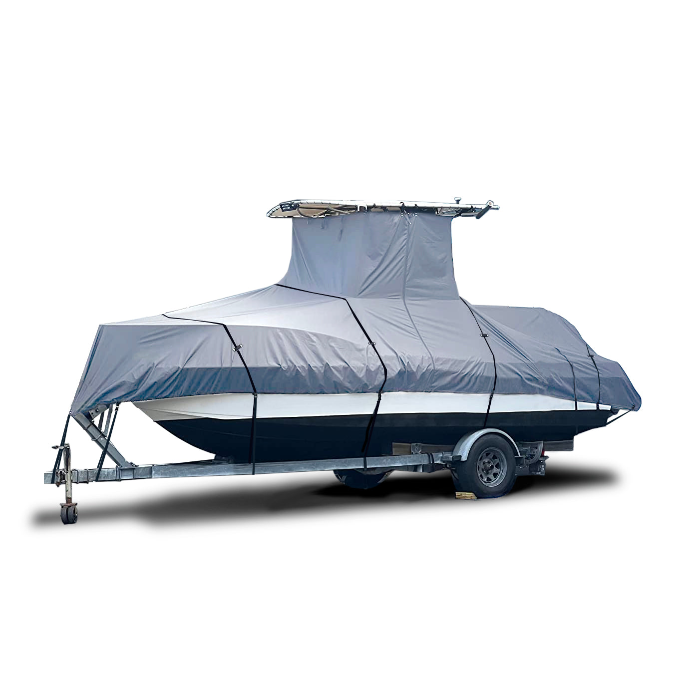 SavvyCraft® Marineshield T-Top / Hard Top Under Roof Boat Covers