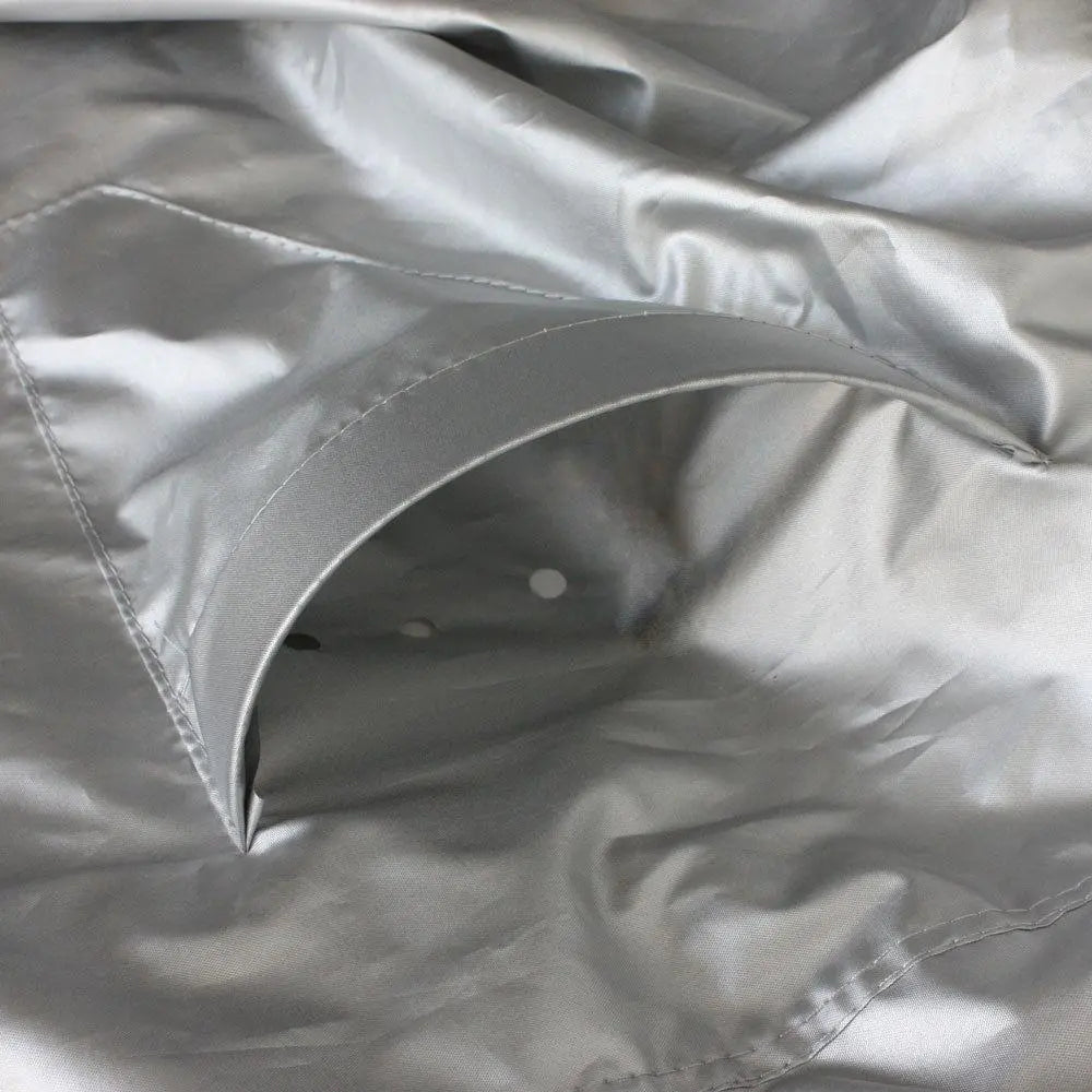 Silver color EliteShield ArgentShield Jet Ski Covers with dual air vent.