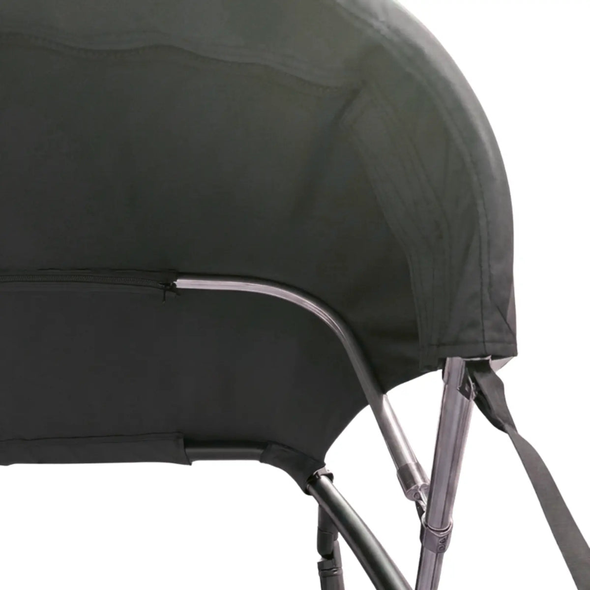 Heavy Duty Wakeboard Bimini Set Front Mounted 600D Polyester Shade - Aluminum Metal Frames SAVVYCRAFT