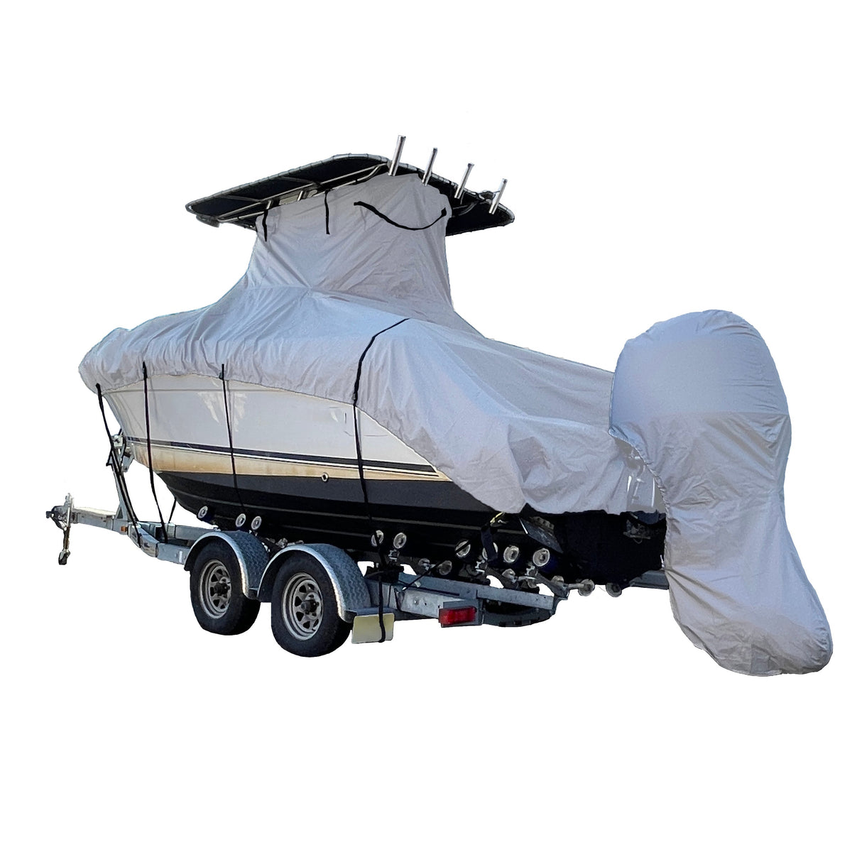 SavvyCraft® Marineshield T-Top / Hard Top Under Roof Boat Covers