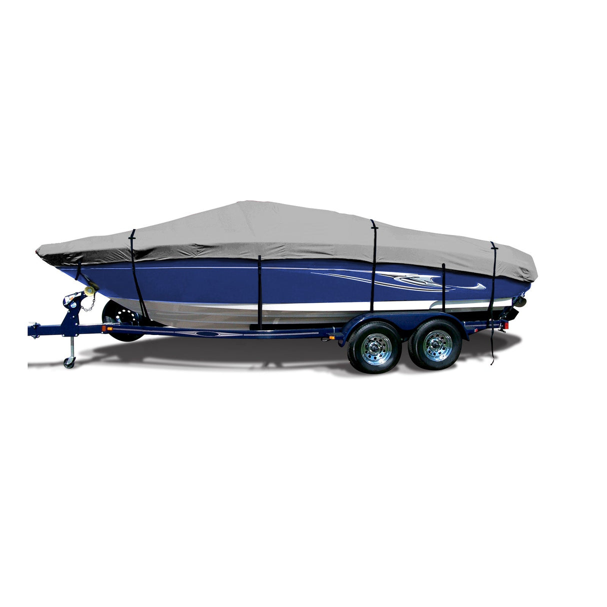 SavvyCraft® EliteShield Tri-Hull O/B Boat Cover