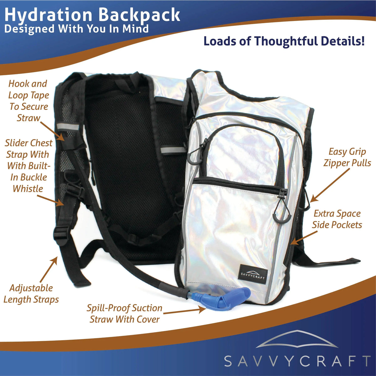 SavvyCraft® Hydration Backpack SAVVYCRAFT