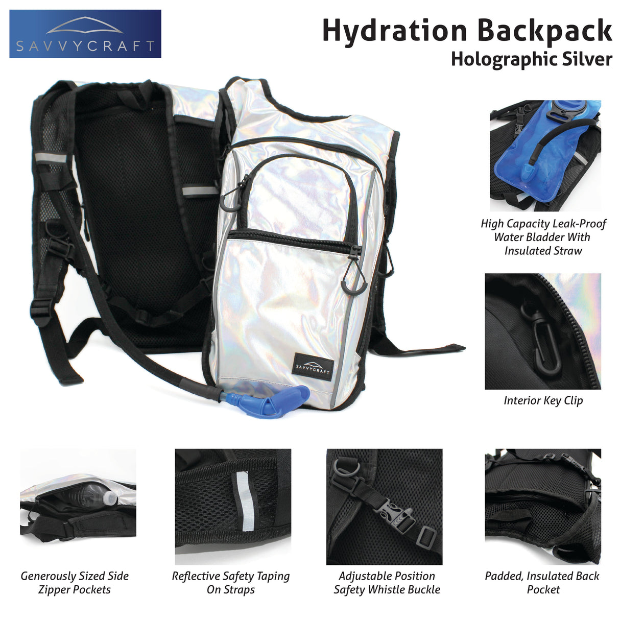SavvyCraft® x EliteShield Hydration Backpack