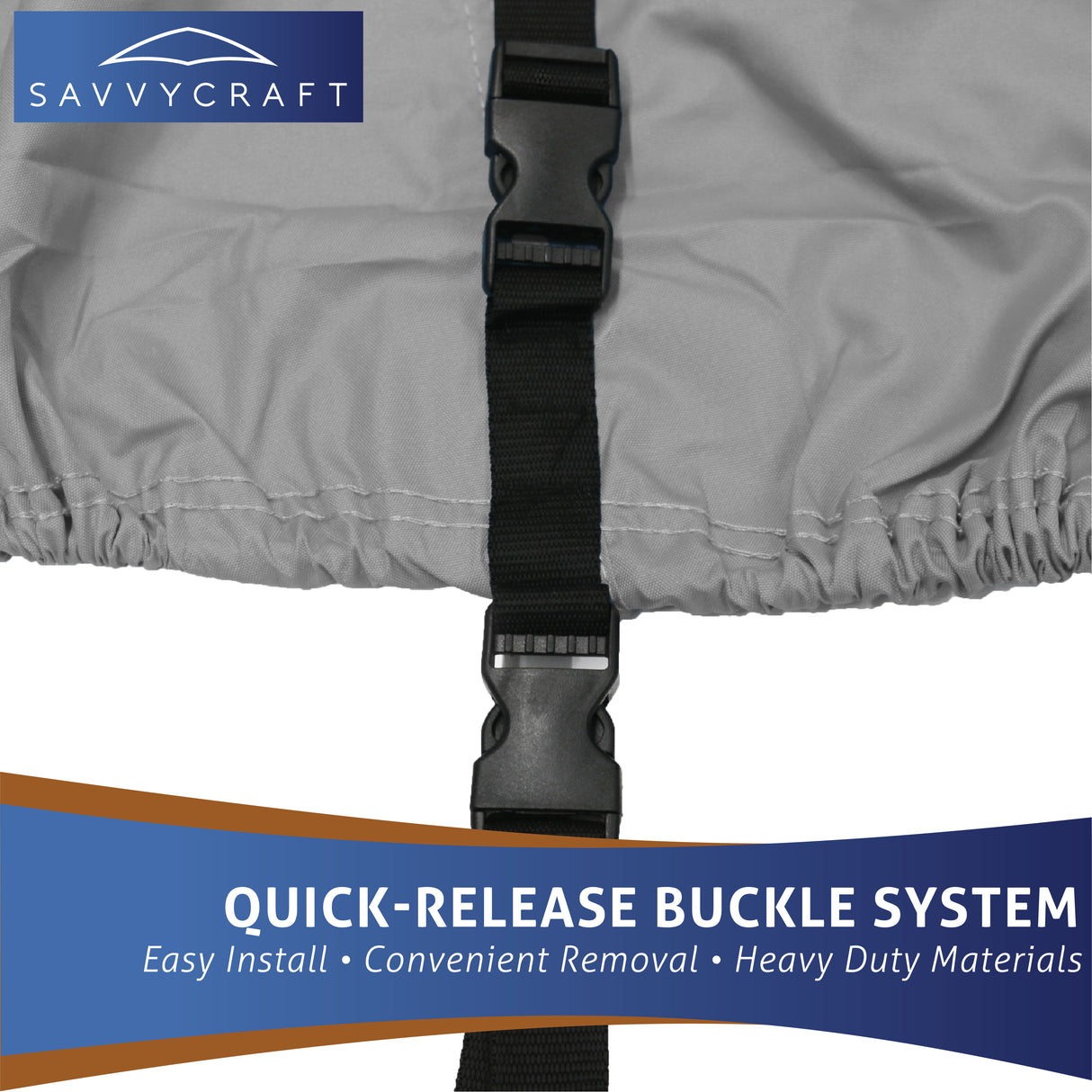 SavvyCraft® Elite ProShield V-Hull Cuddy Cabin Boat Covers