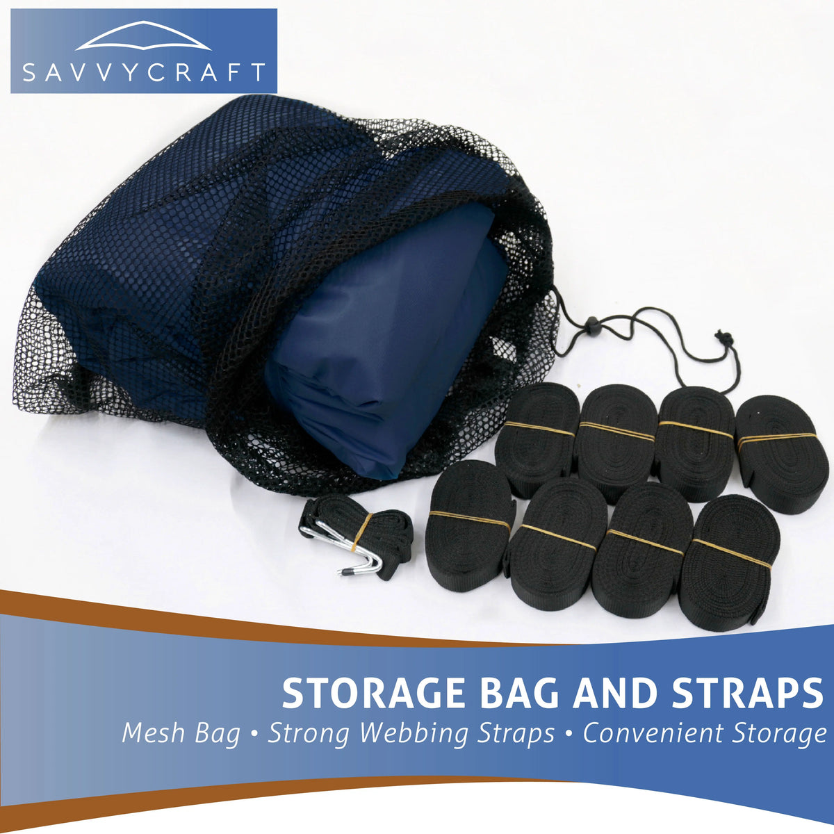 SavvyCraft® Marineshield V-Hull Boat Covers SAVVYCRAFT