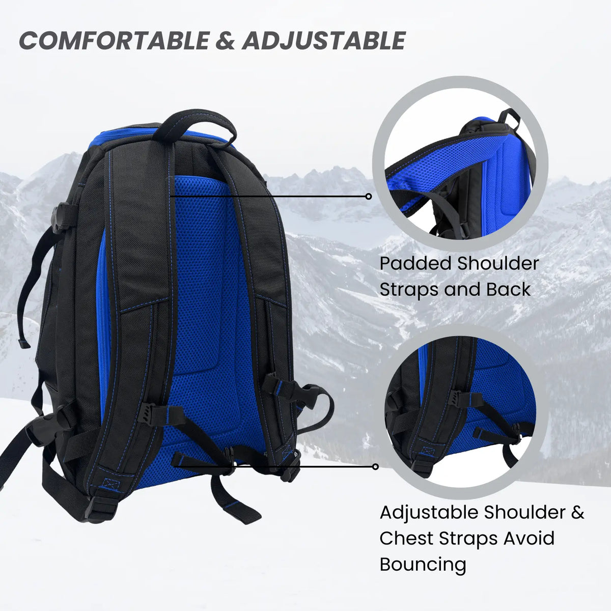 SavvyCraft® Ski Boot Bag Snowboard Boot Bag SAVVYCRAFT