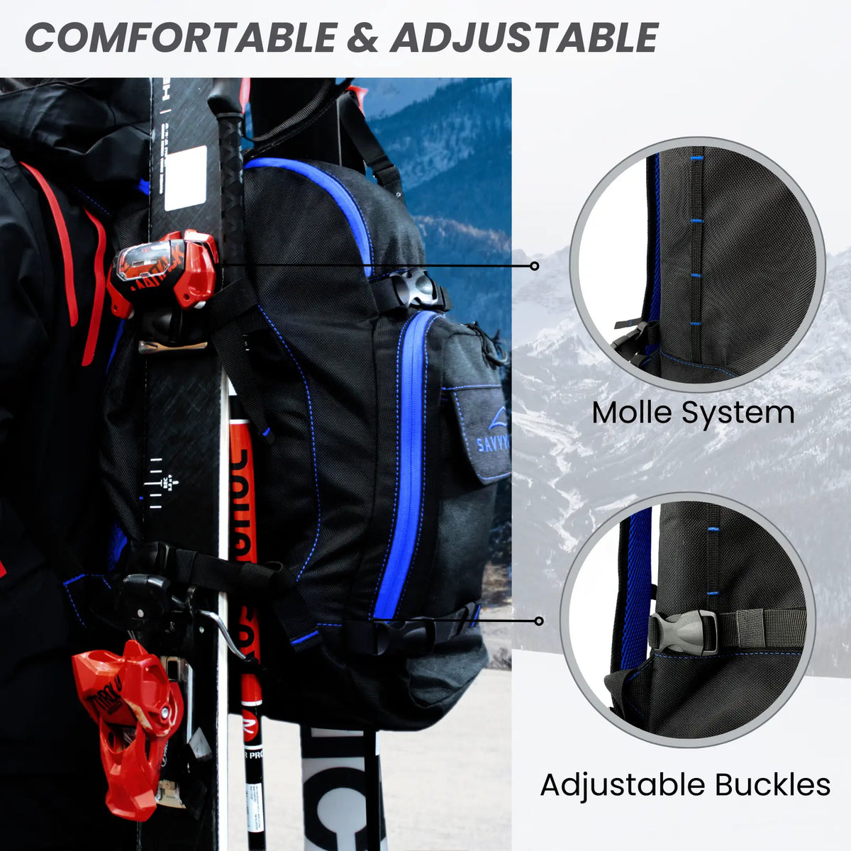 SavvyCraft® Ski Boot Bag Snowboard Boot Bag SAVVYCRAFT