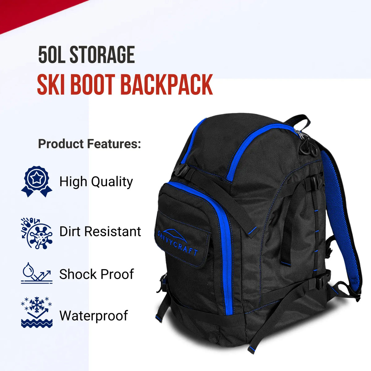 SavvyCraft® Ski Boot Bag Snowboard Boot Bag SAVVYCRAFT