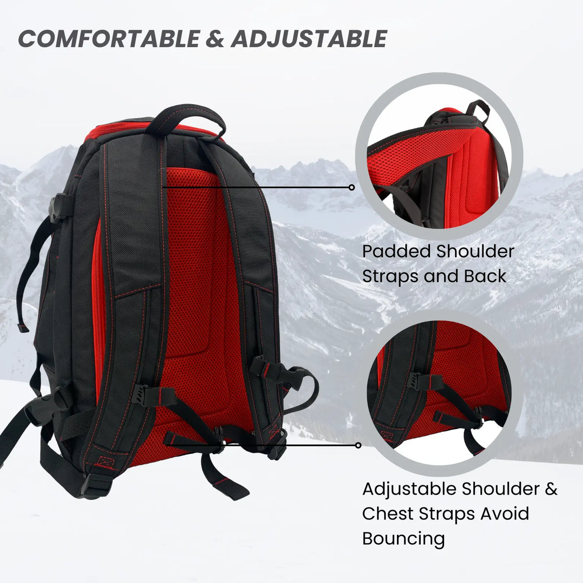 SavvyCraft® Ski Boot Bag Snowboard Boot Bag SAVVYCRAFT