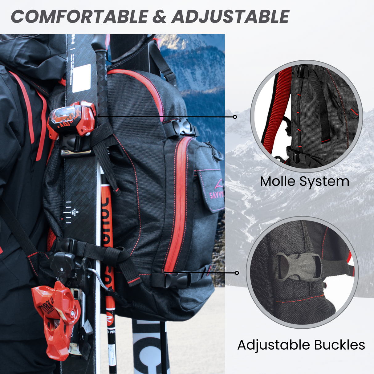 SavvyCraft® Ski Boot Bag Snowboard Boot Bag