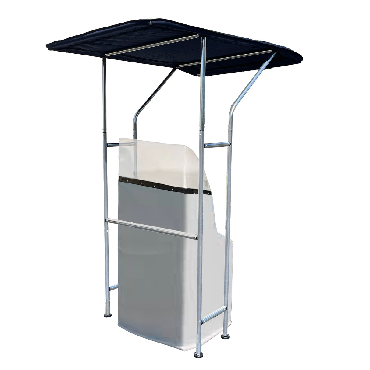 Savvycraft T-Top Center Console Bimini Shade Frame and Canvas
