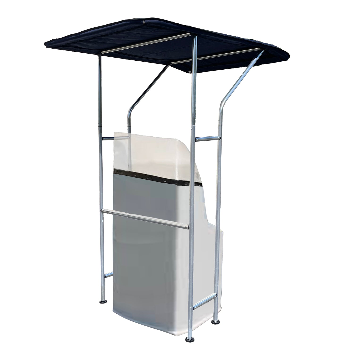Savvycraft T-Top Center Console Bimini Shade Frame and Canvas