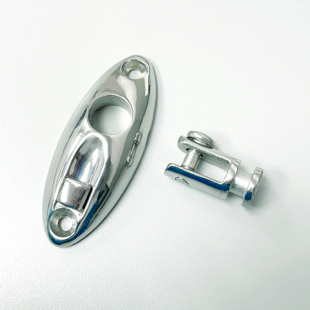 Bimini Top Stainless Steel Fitting Hardware Quick Release Swivel Hinge Deck Side Mount 2 pcs