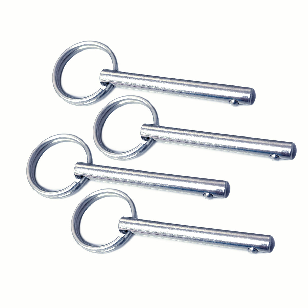 Bimini Top Stainless Steel Fitting Hardware Quick Release Ball Pins 6.3mmx51mm 4pcs