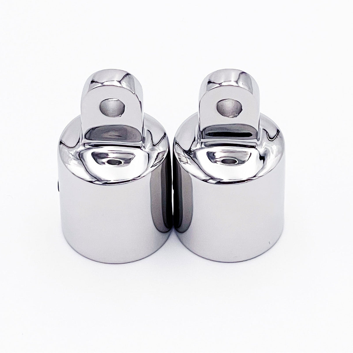 Bimini Top Stainless Steel Fitting Hardware Eye End Top Cap 25mm 2pcs