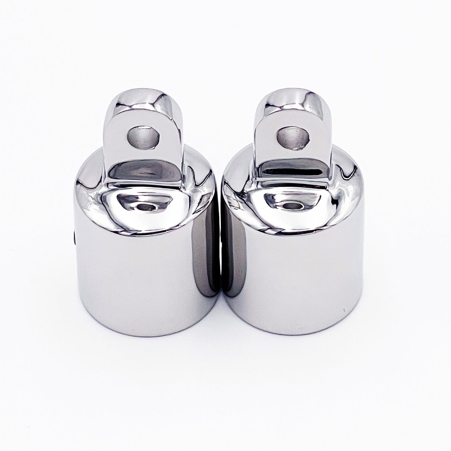Bimini Top Stainless Steel Fitting Hardware Eye End Top Cap 25mm 2pcs