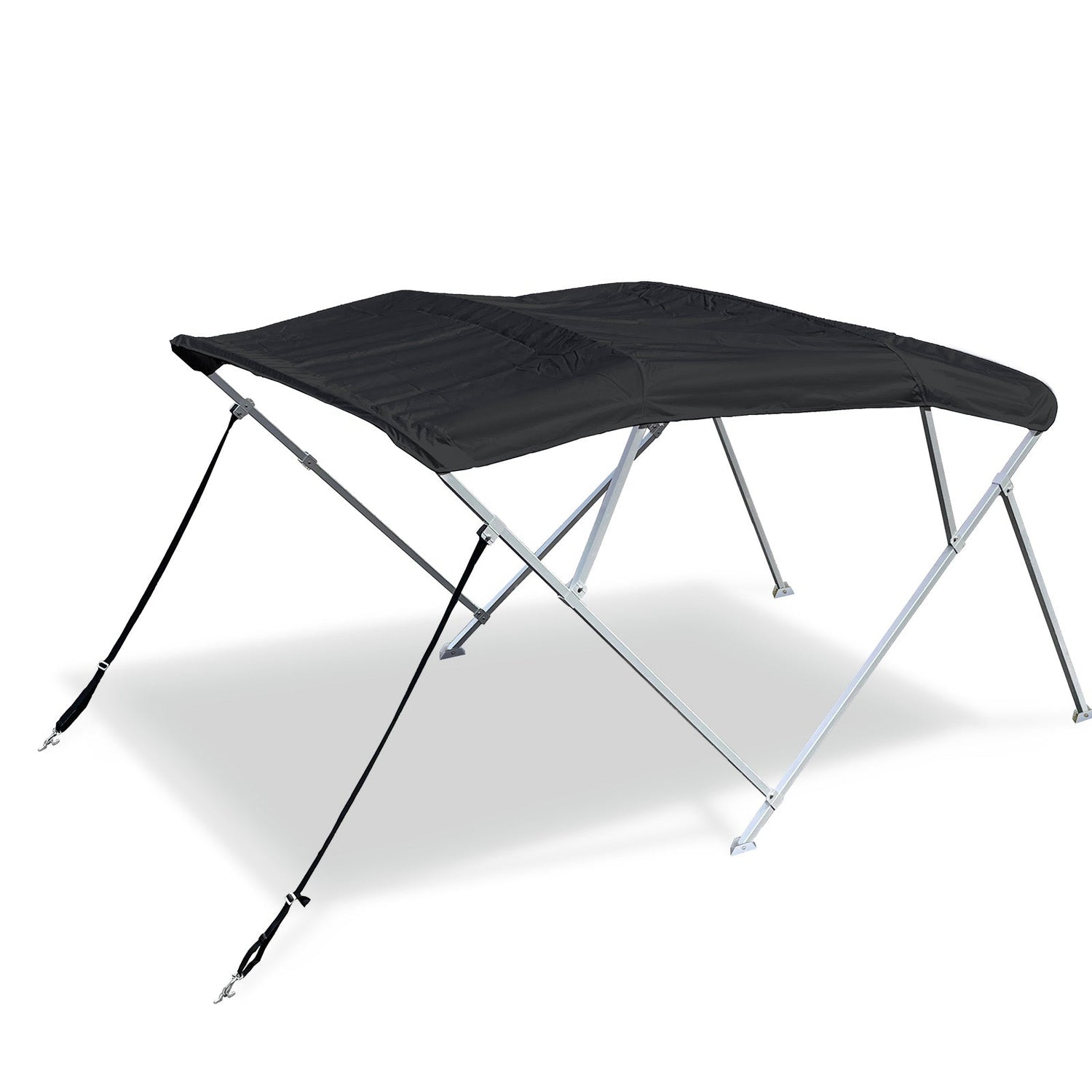 SavvyCraft® Waterproof 4 Bow Bimini Top Square Tube Full Set 96" Long, 54" High