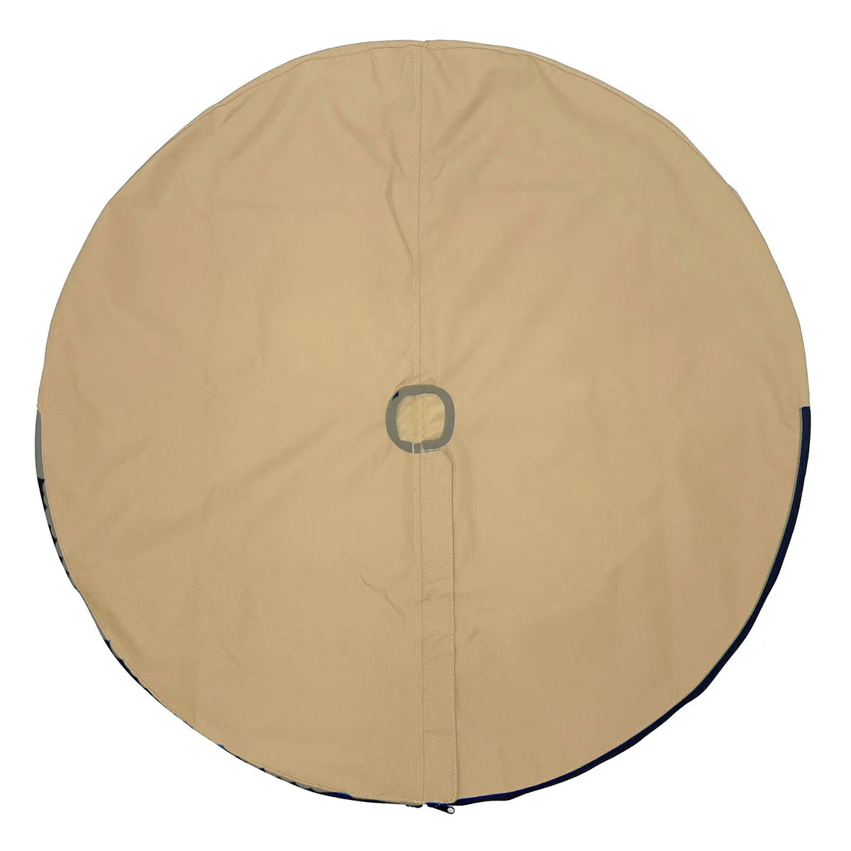 SAVVYCRAFT® tan waterproof boat steering wheel cover, marine steering wheel protector, UV-resistant, slip-resistant, durable boating accessory for yachts, sailboats, and fishing boats