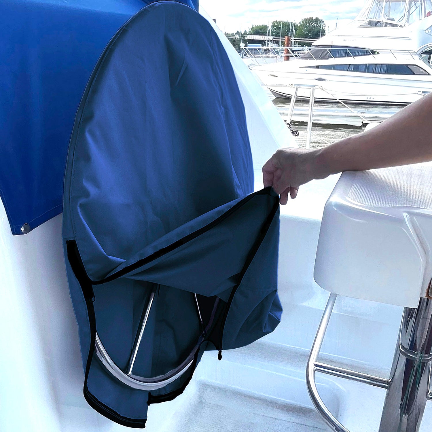 SavvyCraft® Waterproof Boat Steering Wheel Covers