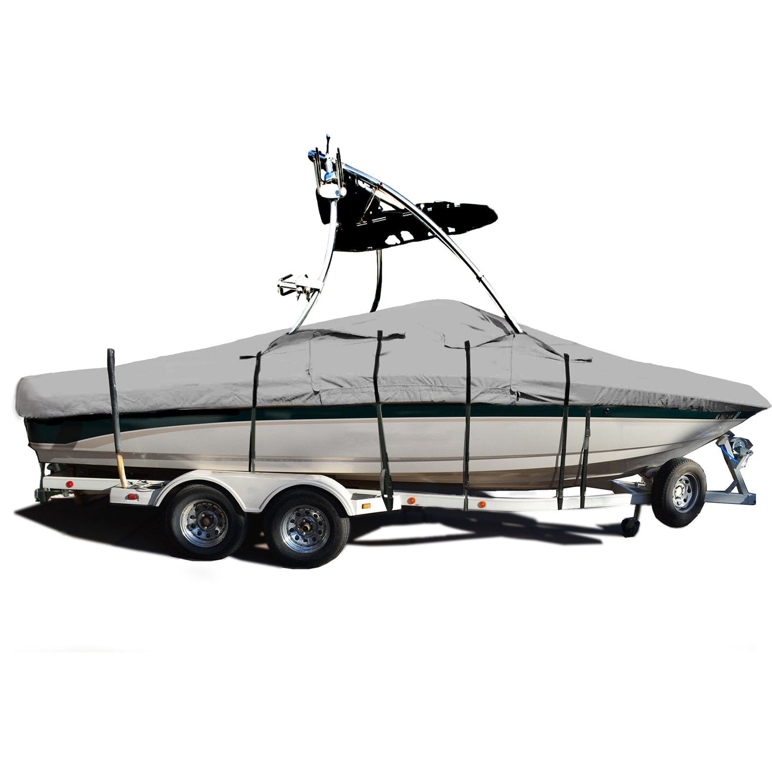Savvycraft 600D Ski & Wakeboard Tower Boat Covers Fits V-Hull with Ski/Wakeboard Towers
