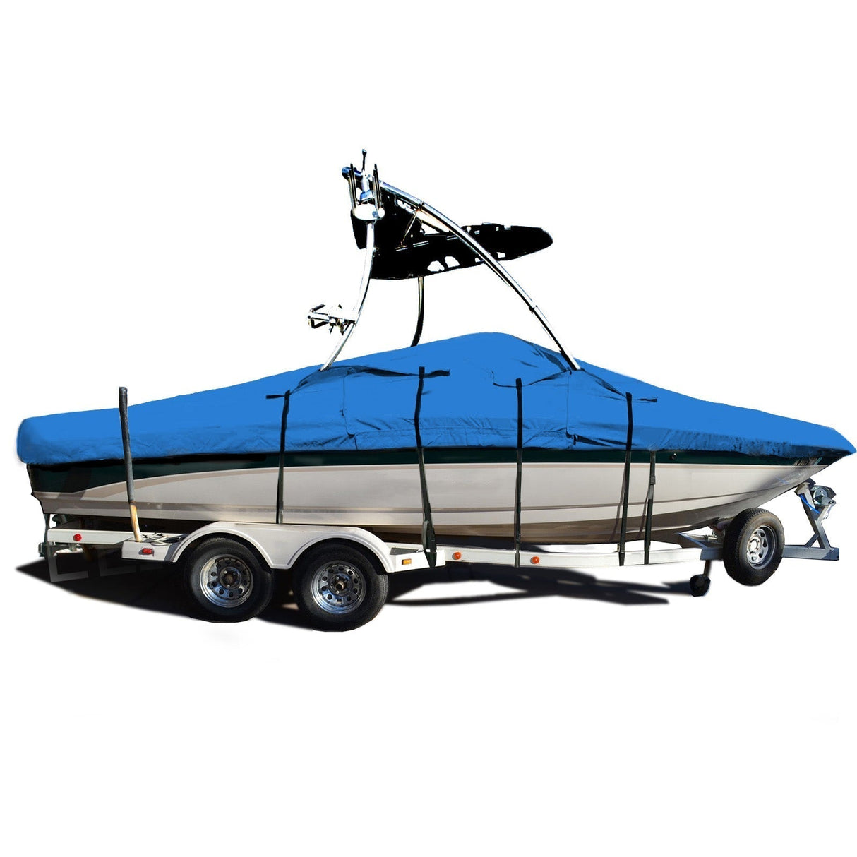 Savvycraft 600D Ski & Wakeboard Tower Boat Covers Fits Runabouts Boat with Ski Tower Cover