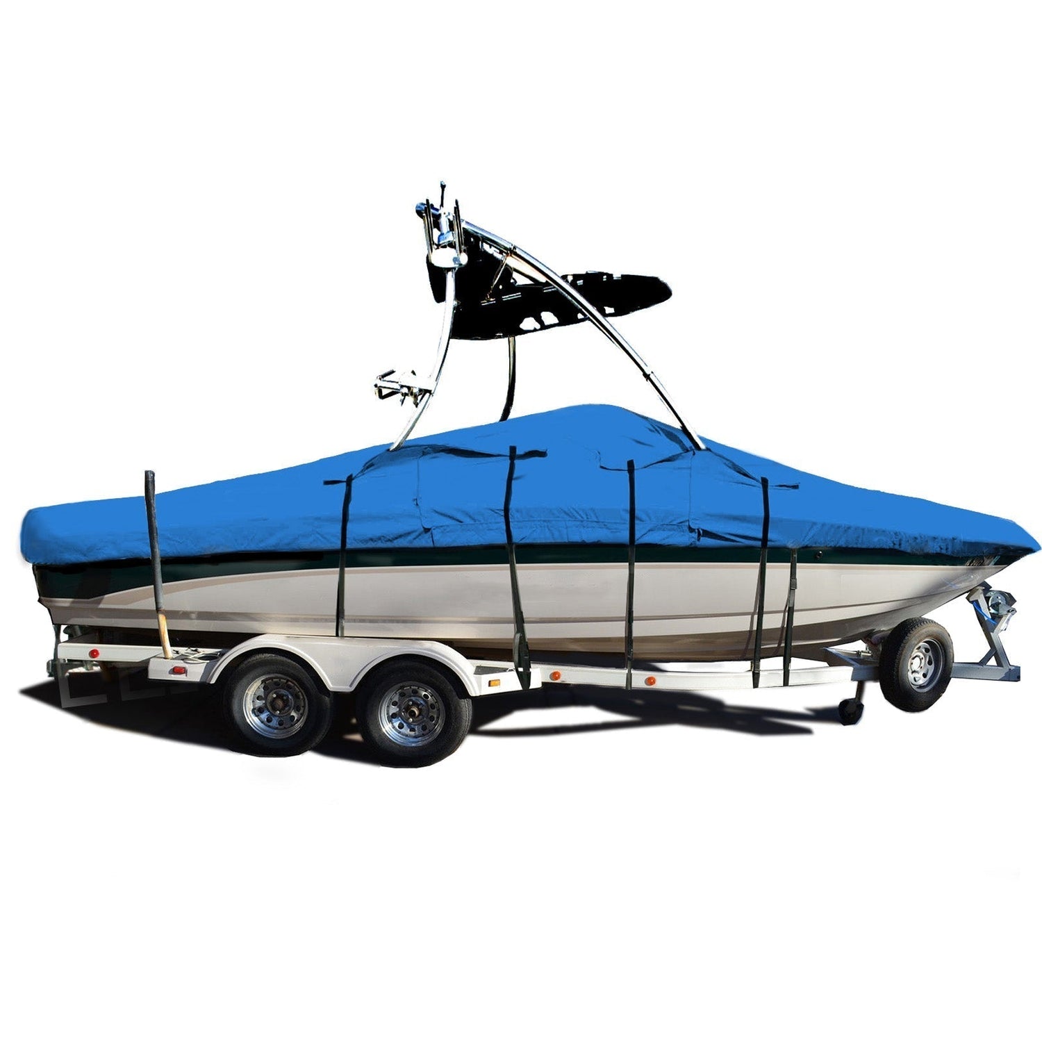 Savvycraft 600D Ski & Wakeboard Tower Boat Covers Fits Runabouts Boat with Ski Tower Cover