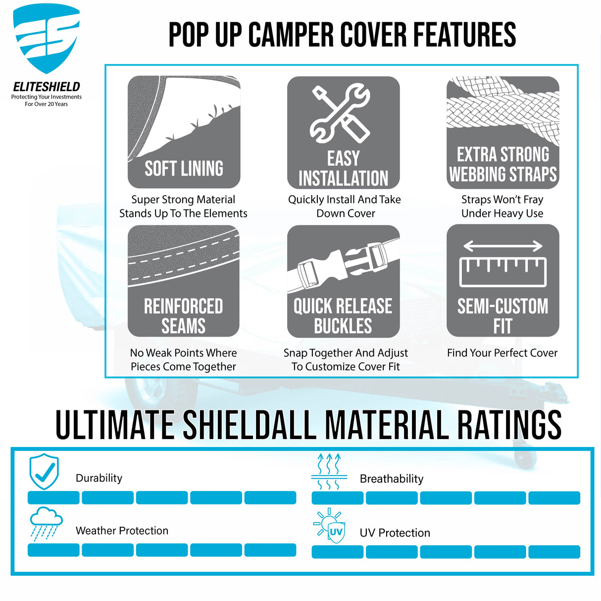 ShieldAll Ultimate Folding Camper Covers