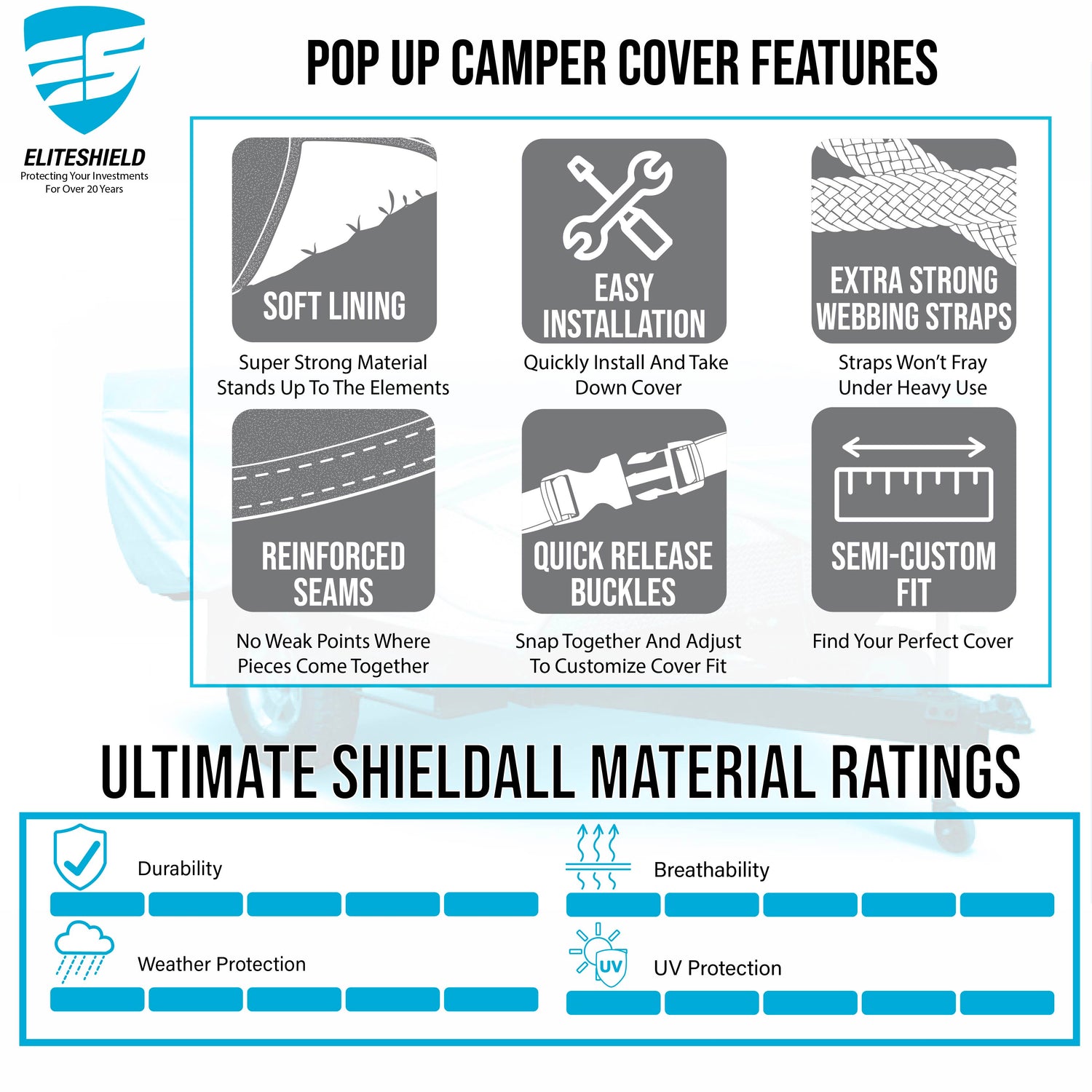 ShieldAll Ultimate Folding Camper Covers