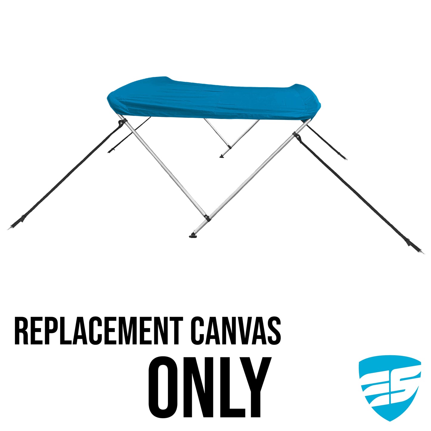 Savvycraft Waterproof 2 Bow Bimini Top Replacement Canvas 66" Long