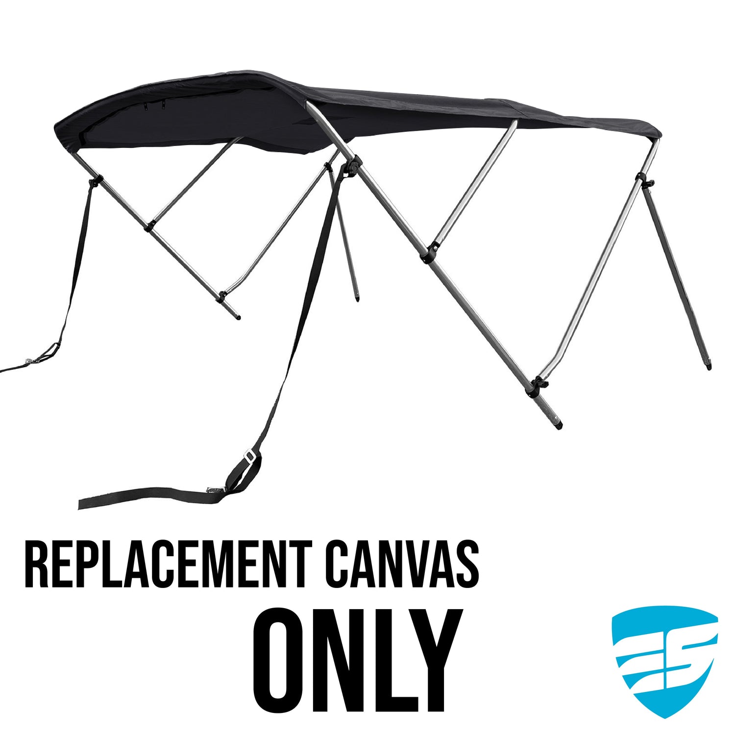 Savvycraft Waterproof 3 Bow Bimini Top Replacement Canvas 72" Long