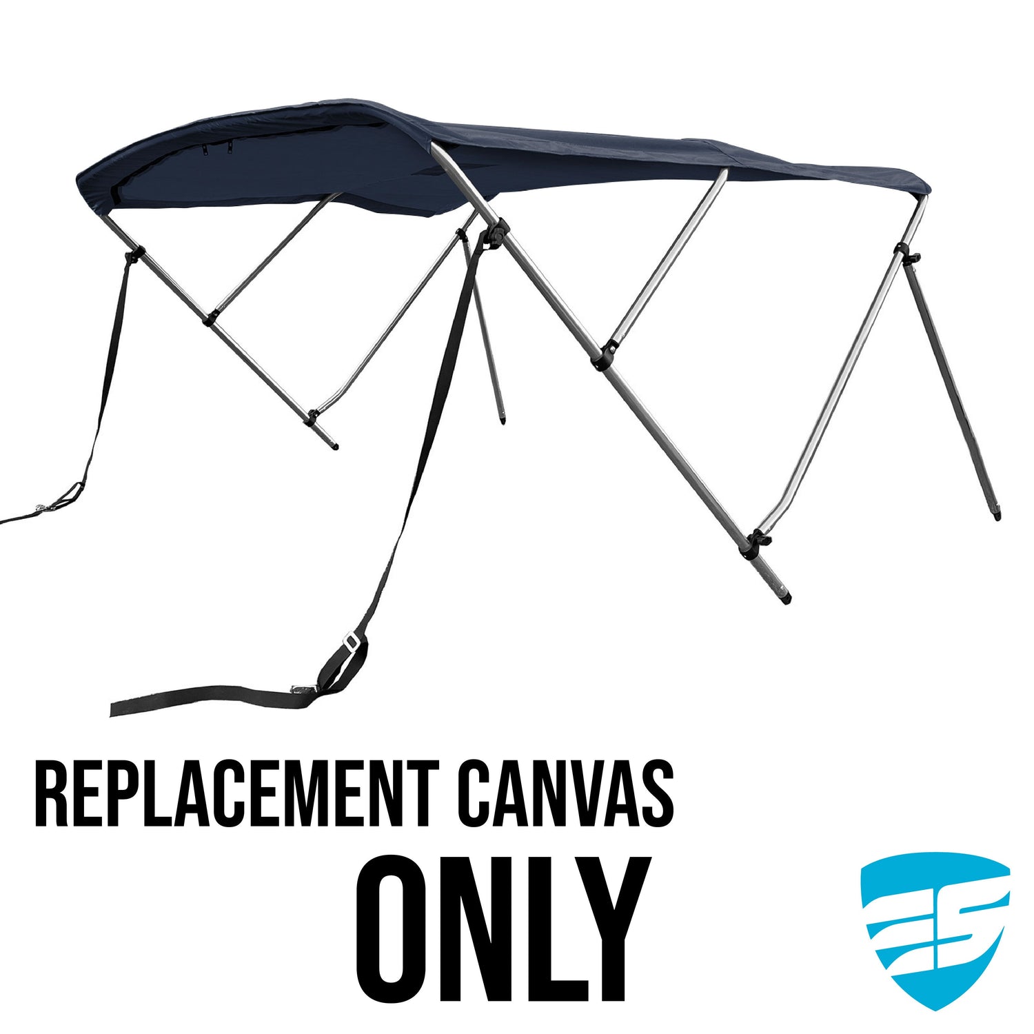 Savvycraft Waterproof 3 Bow Bimini Top Replacement Canvas 72" Long
