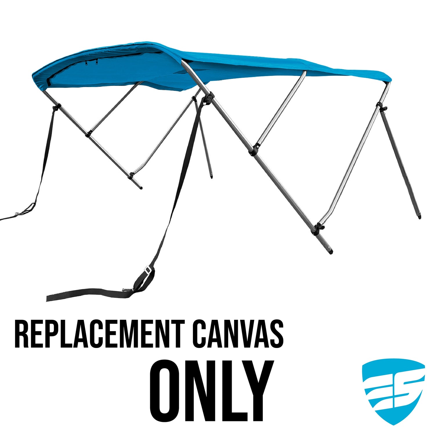 Savvycraft Waterproof 3 Bow Bimini Top Replacement Canvas 72" Long