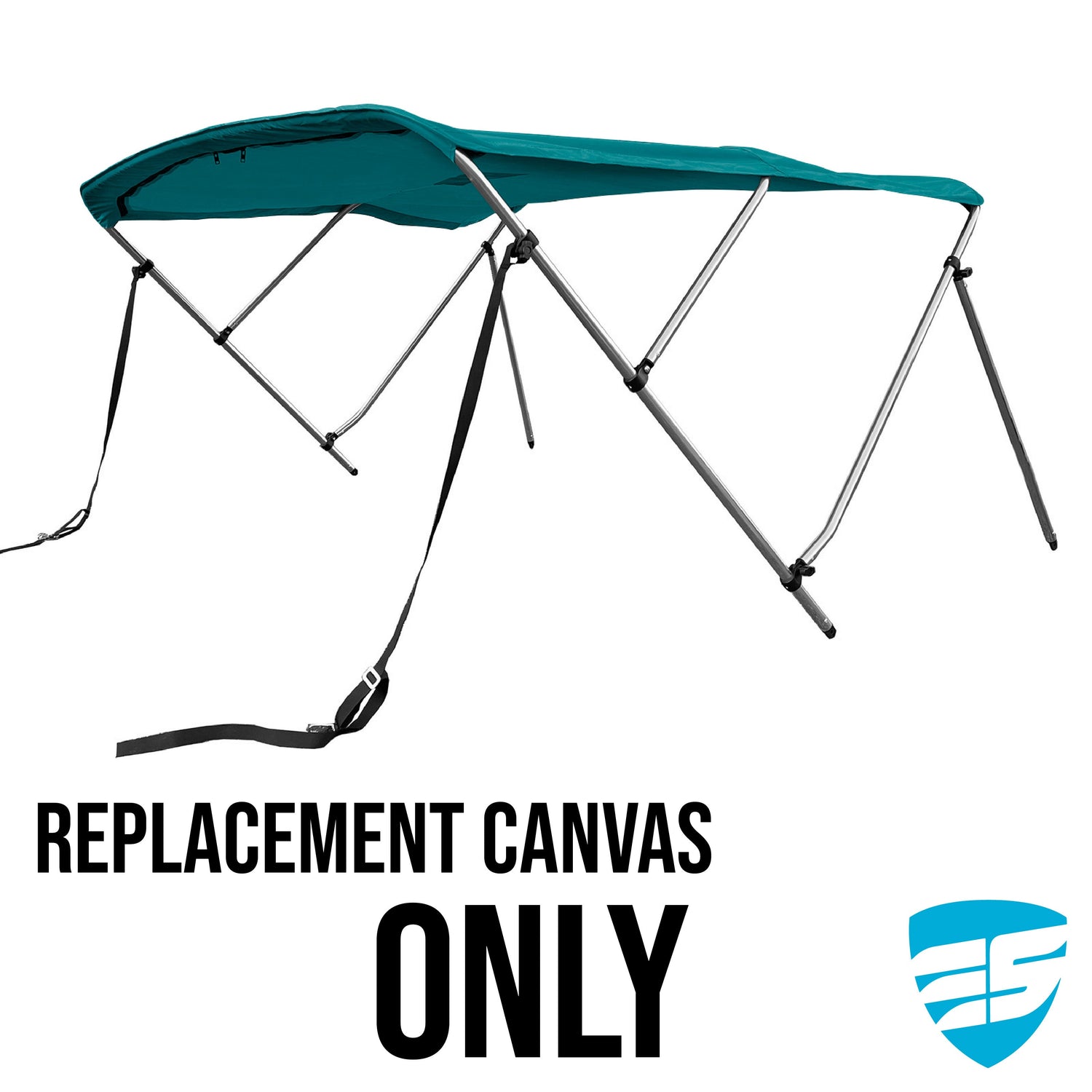 Savvycraft Waterproof 3 Bow Bimini Top Replacement Canvas 72" Long